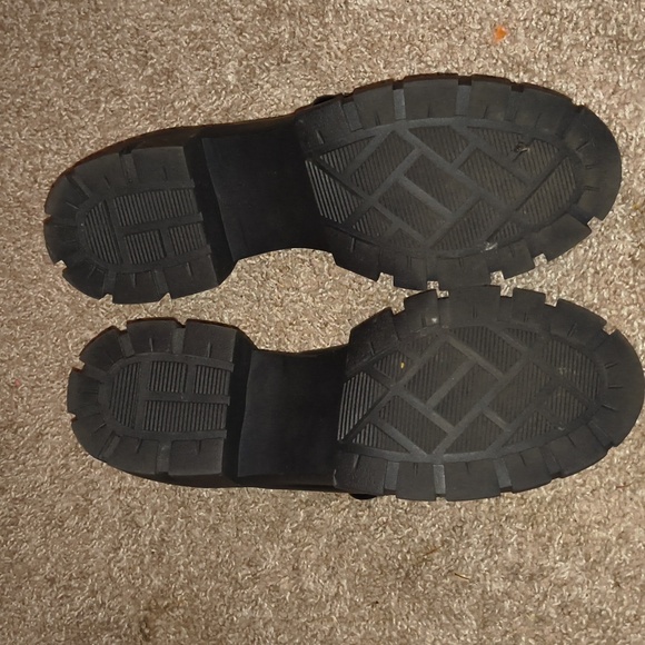 Madden Girl Black Chunky Loafers - Picture 6 of 8